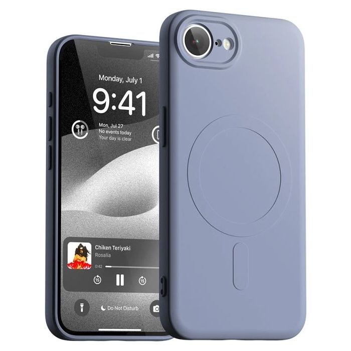 Obal Mercury SemiSilicone MagSafe Apple iPhone 16 modrý