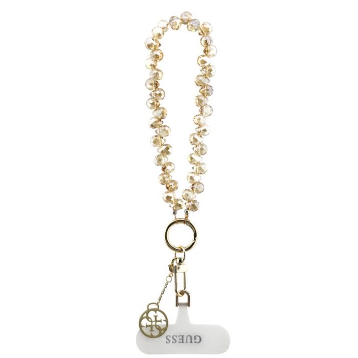 Guess Univerzálny Popruh na Ruku Crystals 4G Charm GUUCMDG4CD zlatý