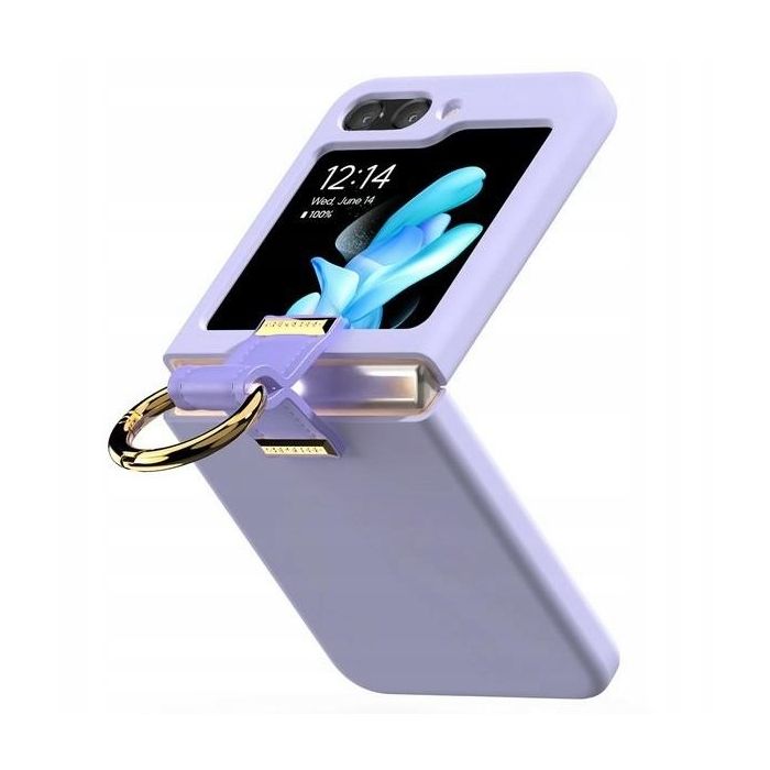 Obal Mercury Gold Ring Samsung Galaxy Z Flip7 5G F766 fialový