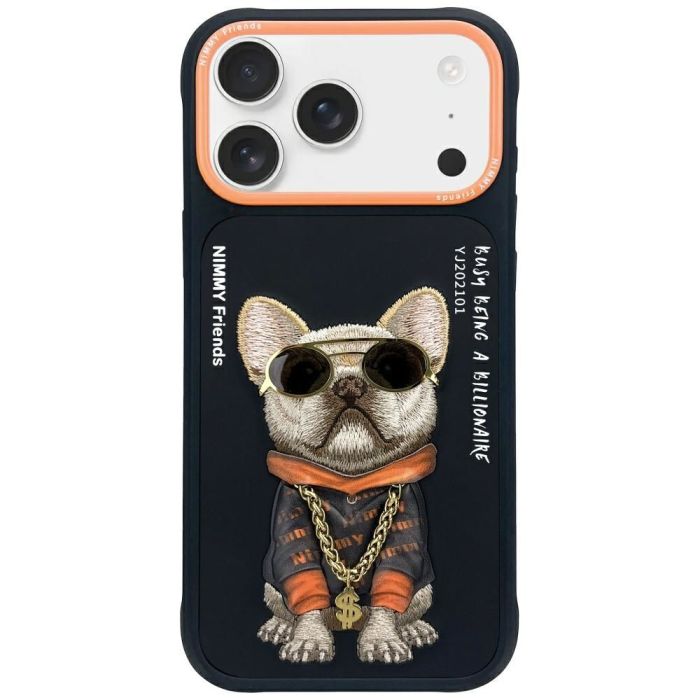 NIMMY case GLASSES COOL DOG for IPHONE 17 Pro Max black