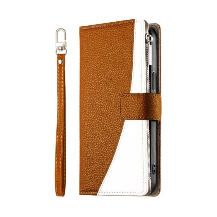 Obal Multi Zipper Book Honor Magic7 Lite 5G hnedý