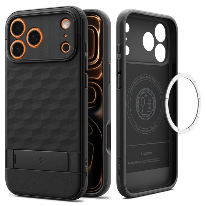 Spigen Parallax ”S” Mag Magsafe iPhone 17 Pro Matte Black