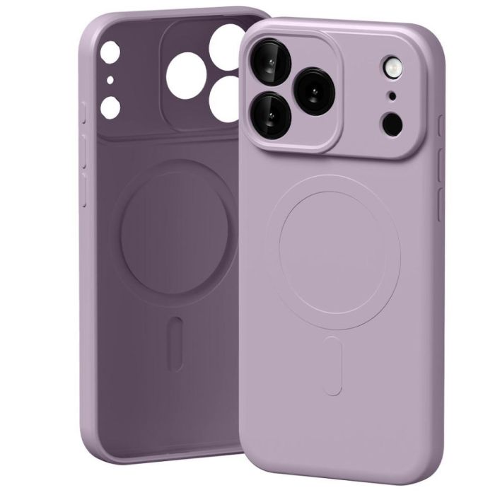 Obal Mercury SemiSilicone Magsafe Apple iPhone 17 Pro levanduľový