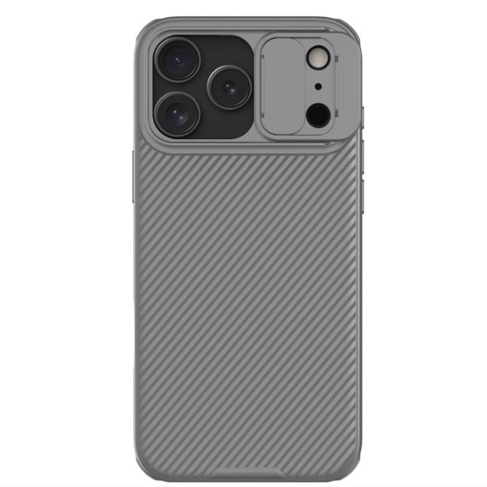 Obal Nillkin CamShield PRO Apple iPhone 17 Pro Max sivý