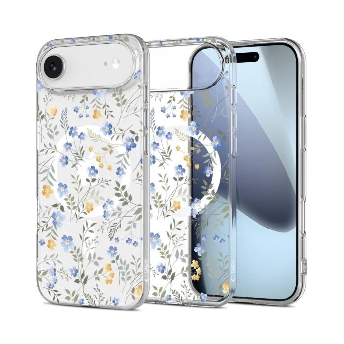 Obal Tech-Protect FlexAir MagSafe Apple iPhone 17 Air jarné kvety