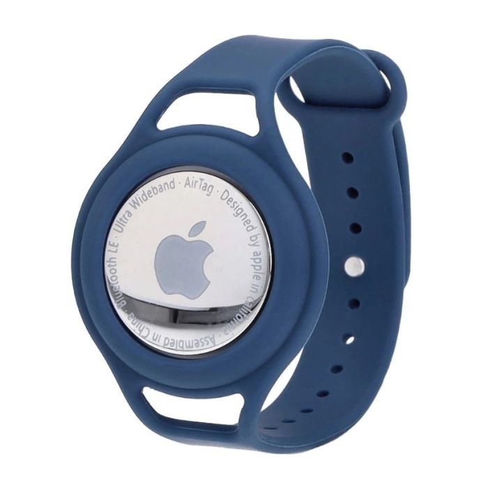 Obal Bizon Locator Child Apple AirTag modrý