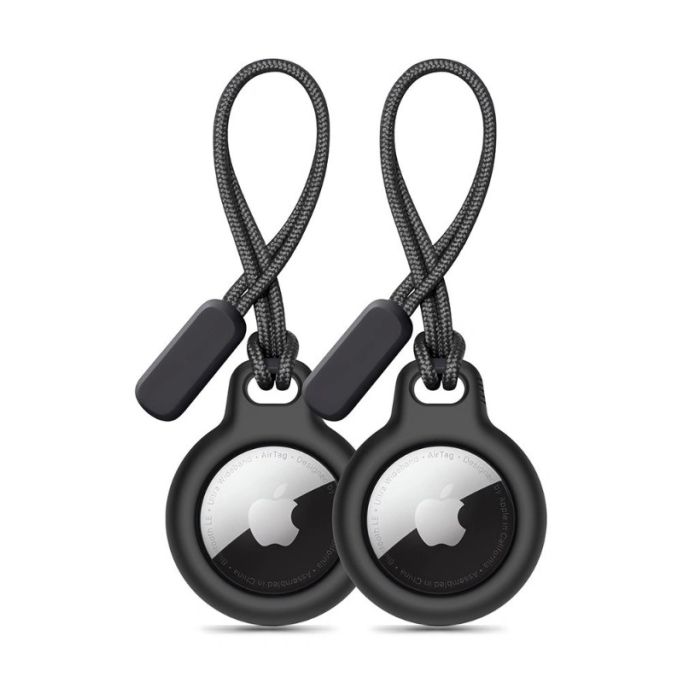 Obal Tech-Protect Rough Chain Apple Airtag čierny (2ks)