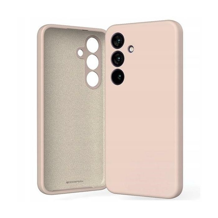 Obal Mercury Silicone Samsung Galaxy S24 5G S921 ružový