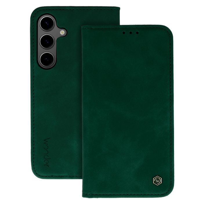 Obal Wonder Smart Book Samsung Galaxy A56 5G A566 zelený