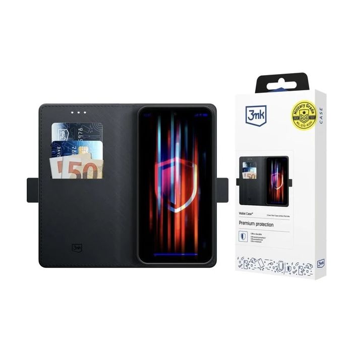 Obal 3MK Wallet Book Xiaomi Redmi 15 4G/5G čierny