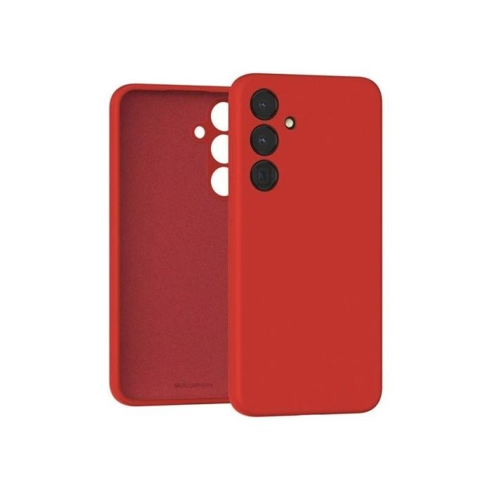 Obal Mercury Silicone Samsung Galaxy A14 5G A146 červený