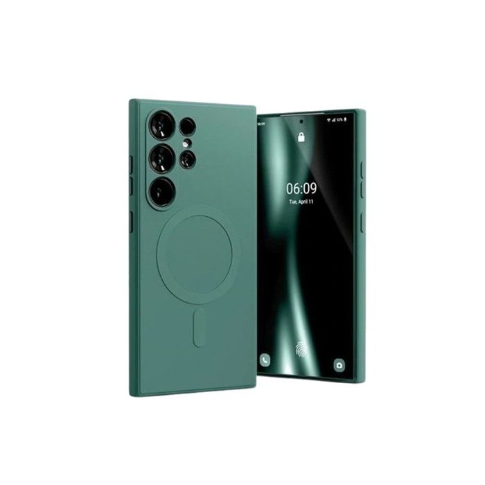 Obal Mercury SemiSilicone Magsafe Samsung Galaxy S24 Ultra 5G S928 zelený