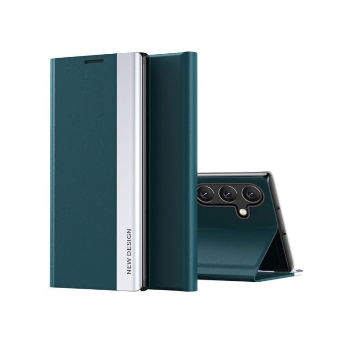 Obal Sleep Book Samsung Galaxy A36 5G A366/A56 5G A566 zelený