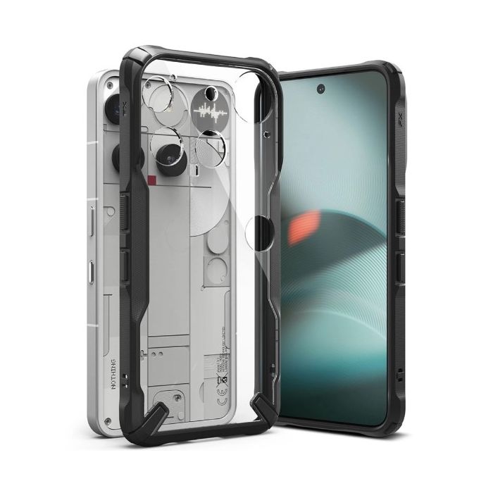 Obal Ringke Fusion-X Nothing Phone 3 čierny