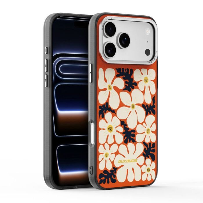 Dux Ducis TPU/TPC Moro iPhone 17 Pro kvety - orange
