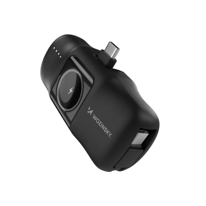 Wozinsky WF16-YCS 5000mAh, 15W 2xUSB-C, čierna