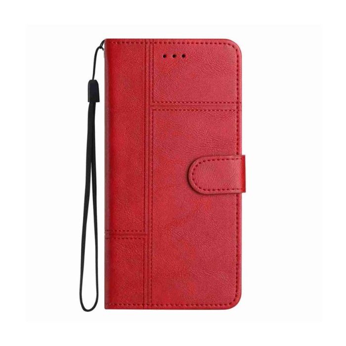 Obal Texture PU Book Xiaomi Redmi 15 4G/5G červený