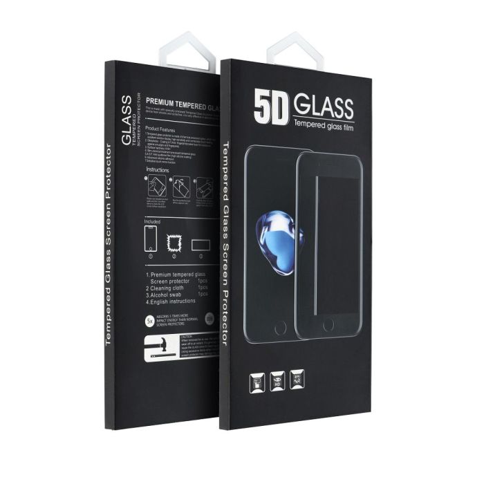 Sklo 5D Samsung A57 A576 5G celotvárové - čierne