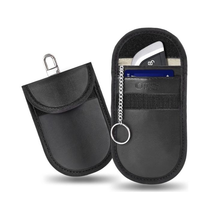 Tech-Protect KLR100 Pouch Keyless RFID, obal na blokovanie signálu(Faradayova klietka), matne čierny