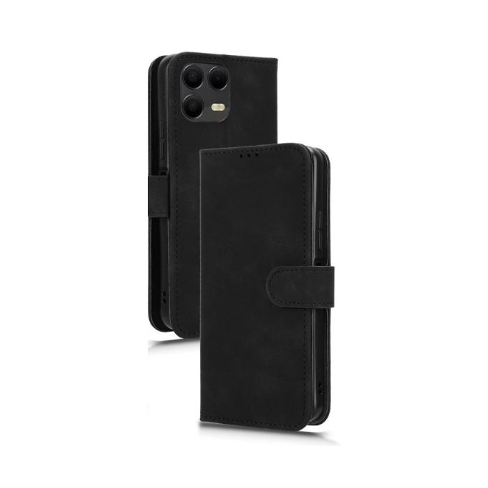 Obal Skin Book T-Mobile Revvl 8 Pro 5G čierny