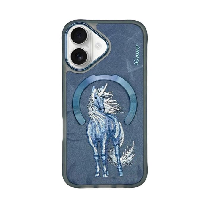 Obal Nimmy Magnetic Fantasy Animal MagSafe Apple iPhone 16 modrý