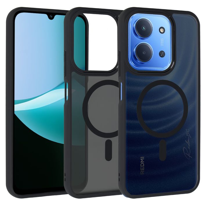 Obal Full Matte Mag Magsafe Xiaomi Redmi 15C/POCO C85 čierny