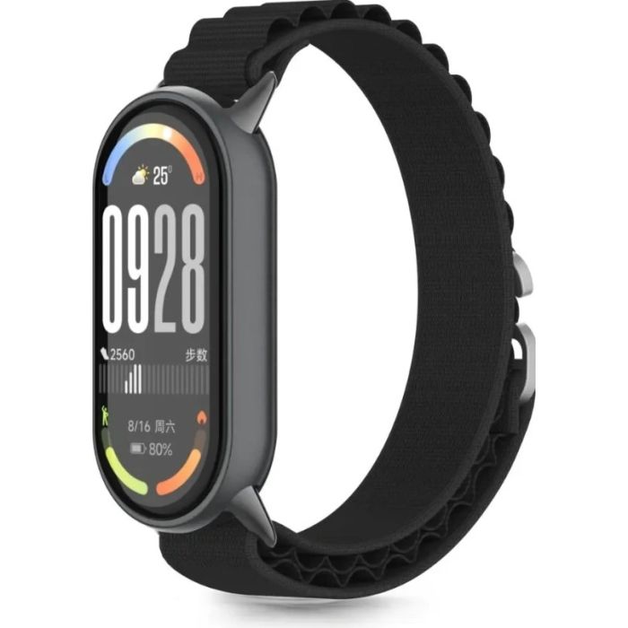 Remienok Tech-Protect Nylon Pro Xiaomi Smart Band 8/9/10/NFC čierny