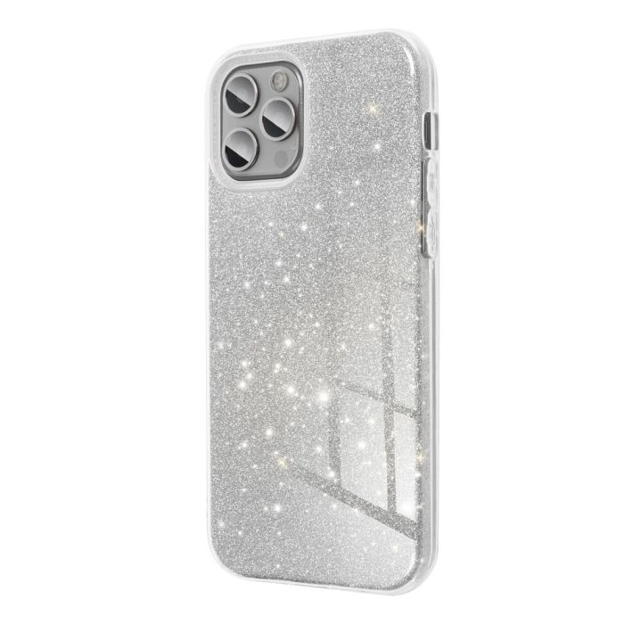 Obal SHINING Samsung Galaxy A57 5G A576 strieborný