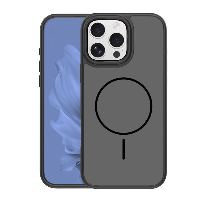 Frame Thin Magsafe TPU/TPC  iPhone 16 Pro Max - čierne