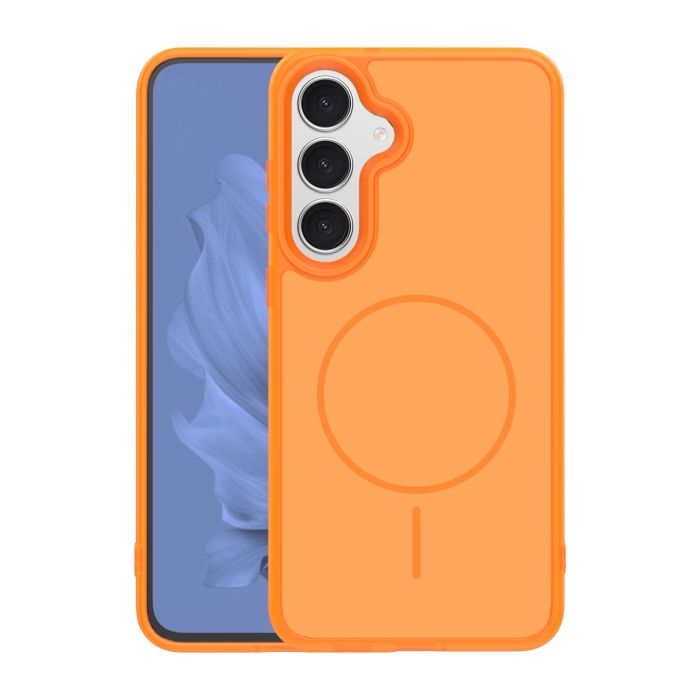 Frame Thin Magsafe TPU/TPC Samsung  S26 Plus S947 - oranžové