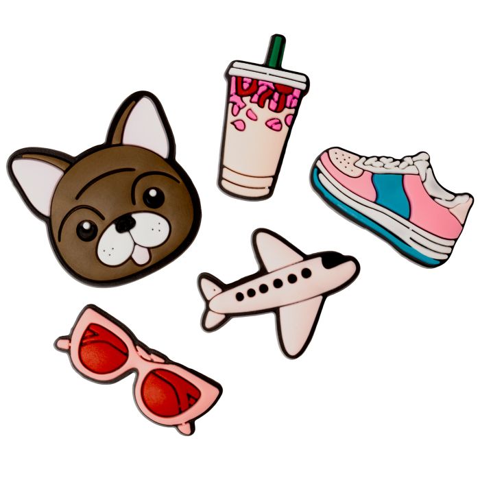 3D Nálepky Mix Pink (5ks set)