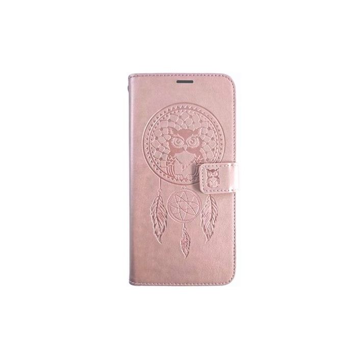 Obal Mezzo Book Xiaomi Redmi Note 15 5G lapač snov ružovo-zlatý