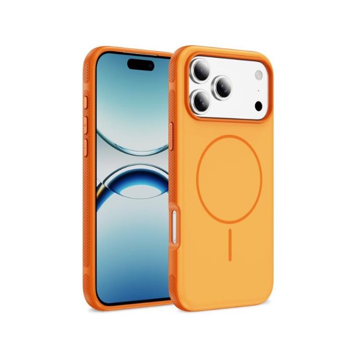Obal Hybrid Magsafe Apple iPhone 17 Pro oranžový