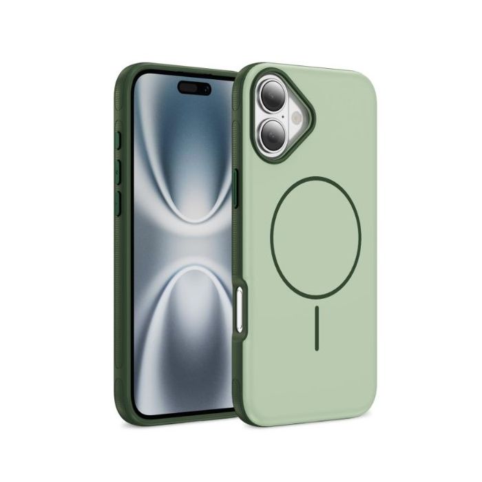 Obal Hybrid Magsafe Apple iPhone 17 zelený