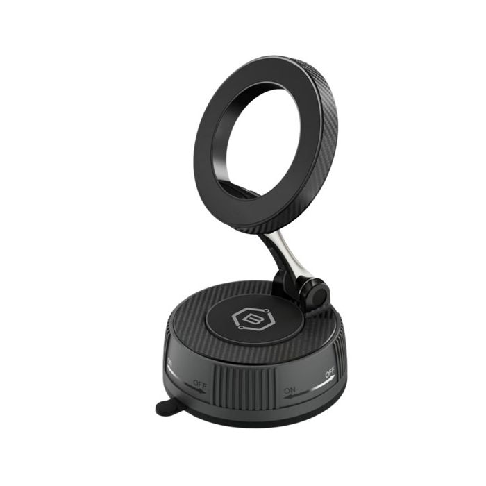 Blavec BHV-03, magnetický držiak, podtlakový (sklo, palubovka), čierny