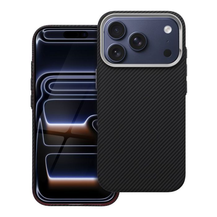 Obal KEVLAR MagSafe Apple iPhone 17 Pro čierny