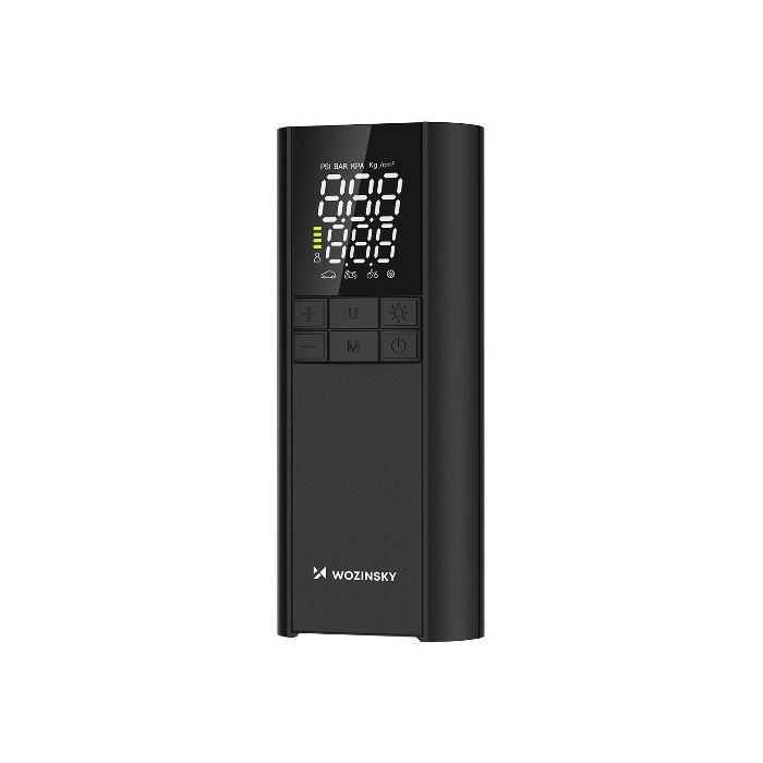 Wozinsky WPEP-8000, kompresor/powerbanka/svietidlo, 8000mAh, čierny