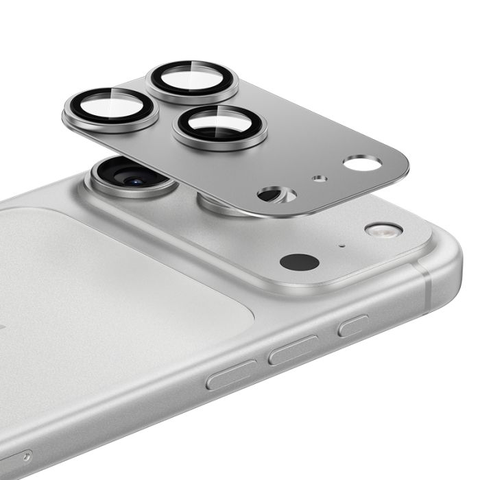 Ochranné sklo na fotoaparát Benks Warrior Metal Apple iPhone 17 Pro (3ks) strieborné