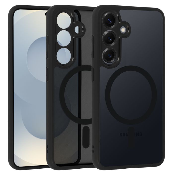 Obal Magic Matte Mag Samsung Galaxy S25 5G S931 čierny