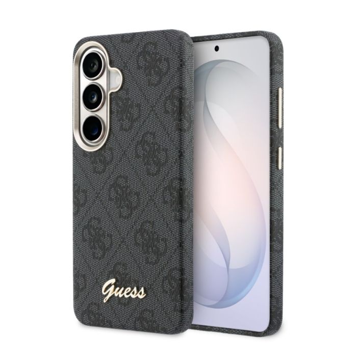 Obal Guess PU 4G Script Metal Logo Magnetic Samsung Galaxy S26 5G S941 GUHMS26S5P4FWMSK čierny