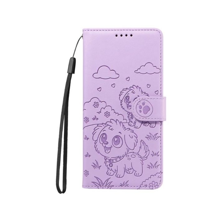 Obal Mezzo Book RFID Motorola Moto G86 5G/G86 Power 5G Pes fialový