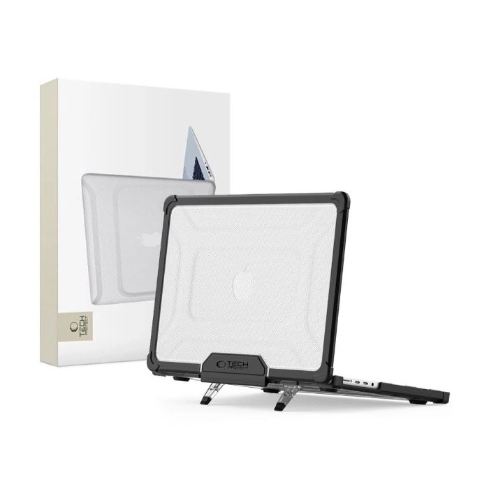 Obal Tech-Protect SmartShell MacBook Pro 14 M1/M2/M3/M4/M5 2021-2025 čierno transparentný