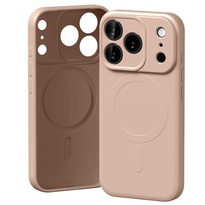 Mercury Semi-Silicone TPU Magsafe iPhone 17 Pro - pieskovo-zlaté