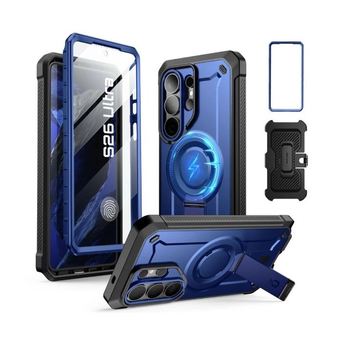 Obal Supcase Unicorn Beetle Pro Mag MagSafe Set Samsung Galaxy S26 Ultra 5G S948 čierno modrý