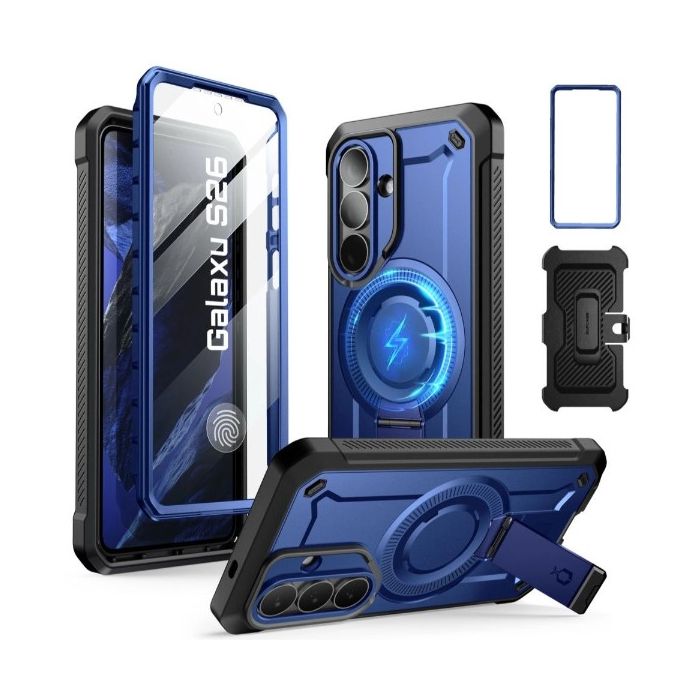 Obal Supcase Unicorn Beetle Pro Mag MagSafe Set Samsung Galaxy S26 5G S941 čierno modrý