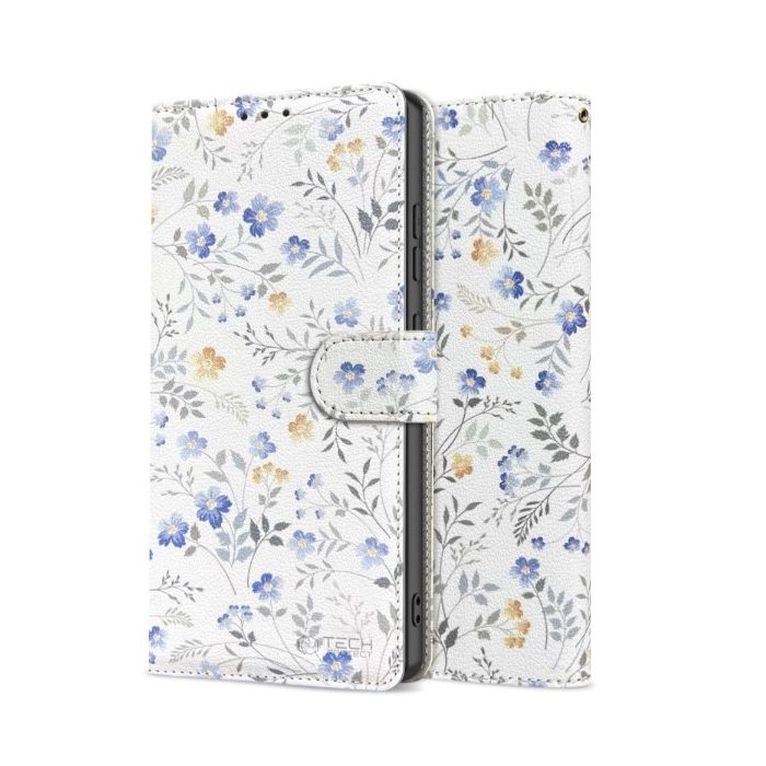 Obal Tech-Protect Wallet Samsung Galaxy A17 4G A175/A17 5G A176/A26 5G A266 jarné kvety