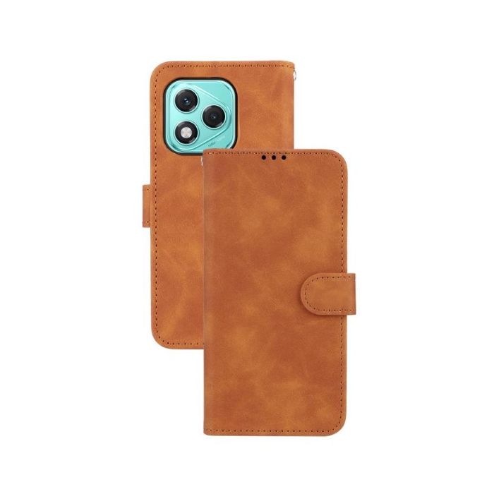 Obal Skin Book Honor 600 Lite 5G hnedý