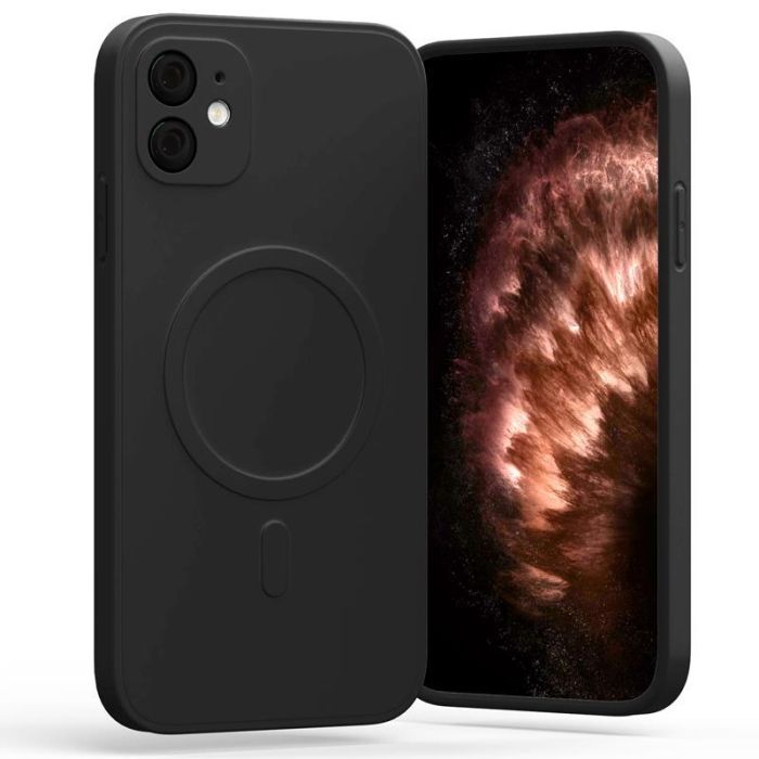 Mercury Semi-Silicon Magsafe TPU Samsung A57 A576 5G - čierny