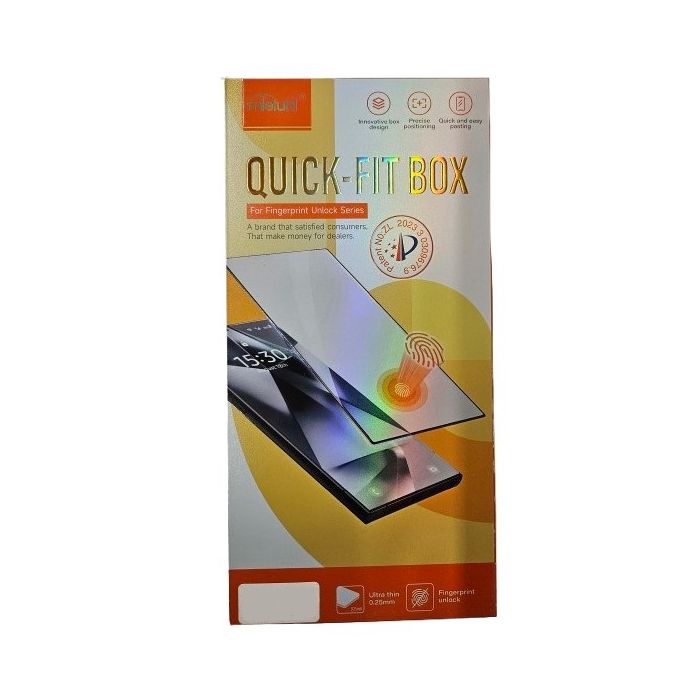 Ochranné sklo Mietubl 5D Quick-Fit Easy Install Apple iPhone 15 Pro Max čierne