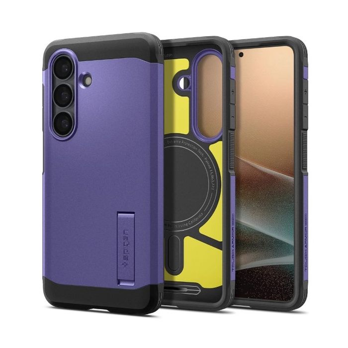 Obal Spigen Tough Armor Mag MagSafe Samsung Galaxy S26+ 5G S947 fialový